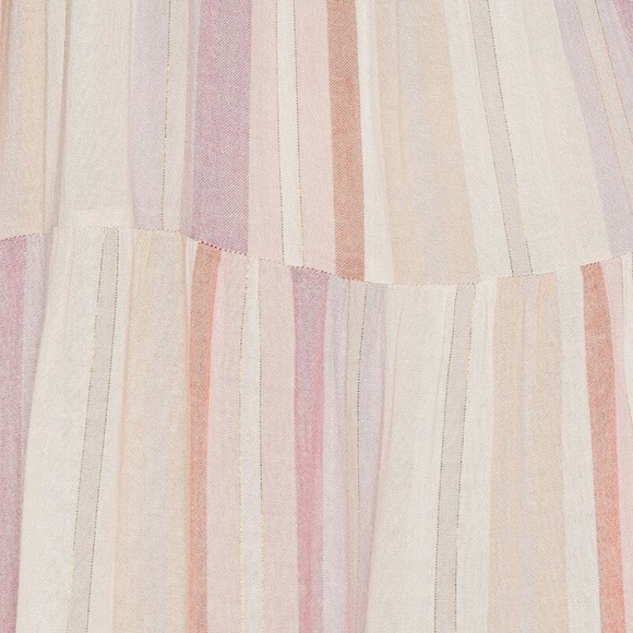 RAILS Amaya Sleeveless Tiered Midi Dress in Juliette Stripe - Picture 5 of 12